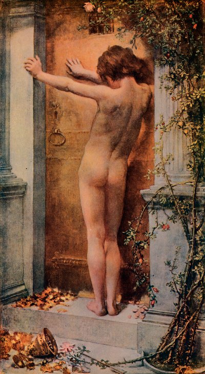 Love Locked Out, 1889, 1912 von Anna Lea Merritt