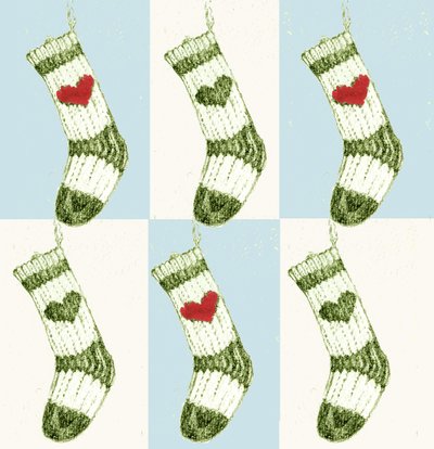 Weihnachtsstrumpf von Anna Platts