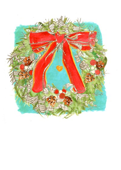 Weihnachtskranz von Anna Platts