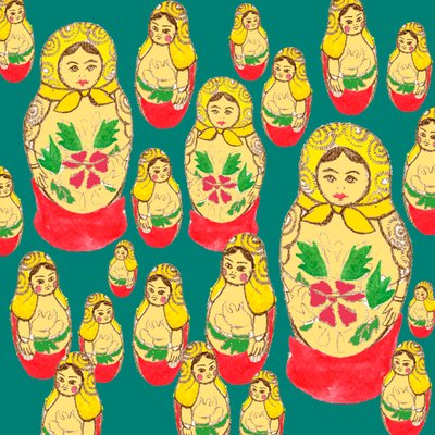 Russische Puppen von Anna Platts