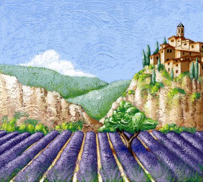 Lavendelfelder von Annalisa Morrocco
