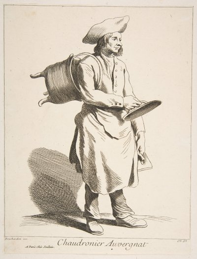 Kupferschmied aus der Auvergne, 1737 von Anne Claude Philippe de Caylus
