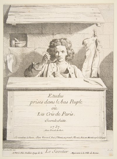 Der Schuster von Anne Claude Philippe de Caylus