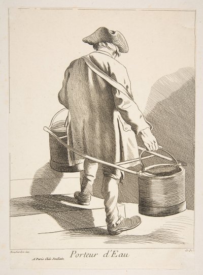 Wasserträger von Anne Claude Philippe de Caylus