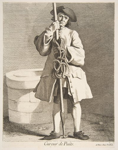 Brunnenreiniger, 1746 von Anne Claude Philippe de Caylus