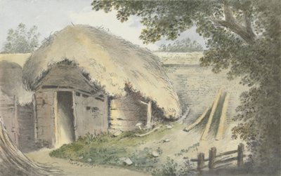 Reetgedeckte Scheune von Anne Peacock