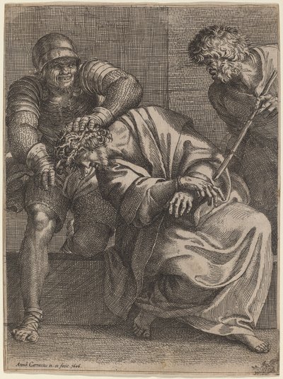 Christus mit Dornen gekrönt von Annibale Carracci