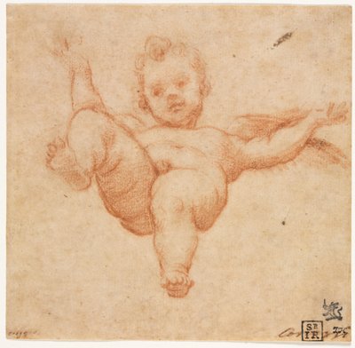 Fliegender Amor, ca. 1602 von Annibale Carracci