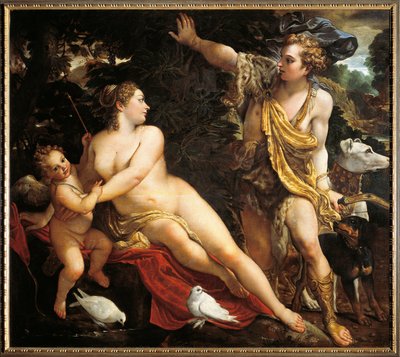 Venus und Adonis von Annibale Carracci