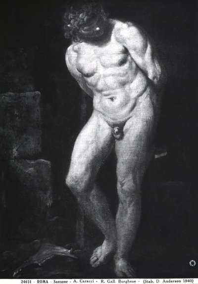 Samson, um 1580-1609 von Annibale Carracci