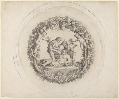 Der betrunkene Silen ("Die Tazza Farnese") von Annibale Carracci