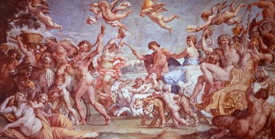 Der Triumph von Bacchus und Ariadne von Annibale Carracci
