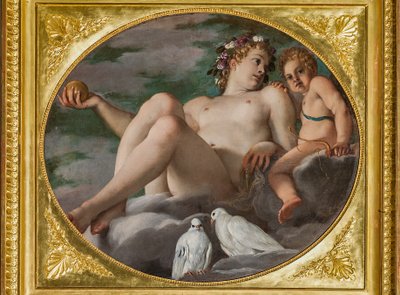 Venus und Amor von Annibale Carracci