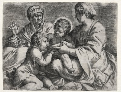 Jungfrau mit der Schale, 1606 von Annibale Carracci