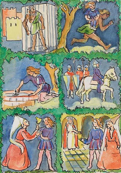 Entwurf "Der Eisenhans" von Anny Dollschein