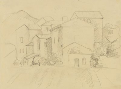Häuser am Land von Anny Dollschein