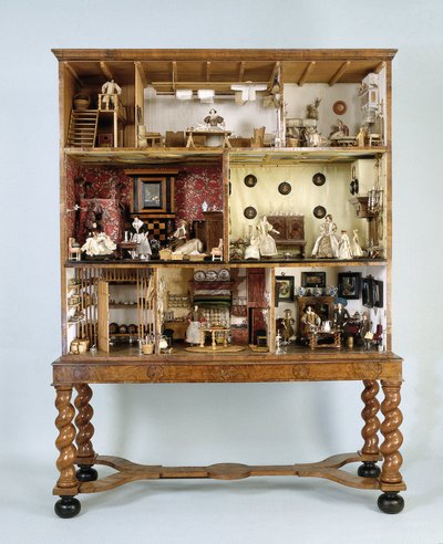 Puppenhaus von Petronella Dunois, ca. 1676 (Holz) von Anonymous
