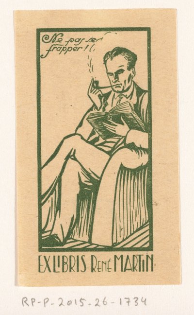 Ex Libris von René Martin von Anonymous