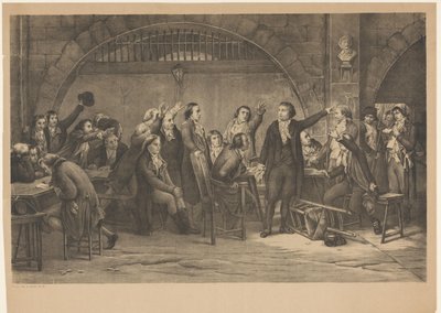 Verhaftung der Girondisten 1793 von Anonymous