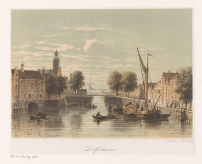 Ansicht von Delfshaven von Anonymous
