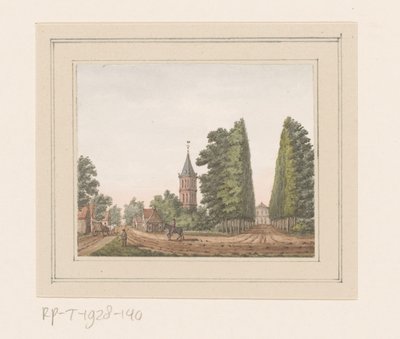 Ansicht von Oostkapelle mit Haus Rijnsburg in Zeeland von Anonymous