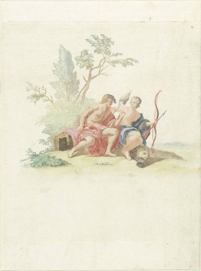 Herkules und Omphale von Anonymous