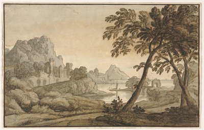 Italienische Landschaft von Anonymous