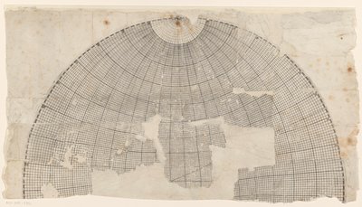 Kartennetz der nördlichen Hemisphäre von Anonymous