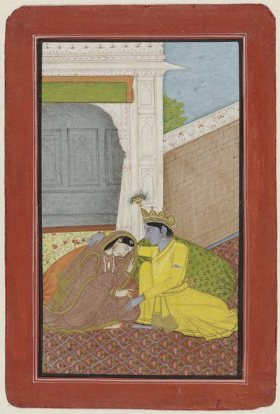 Krishna und Radha von Anonymous