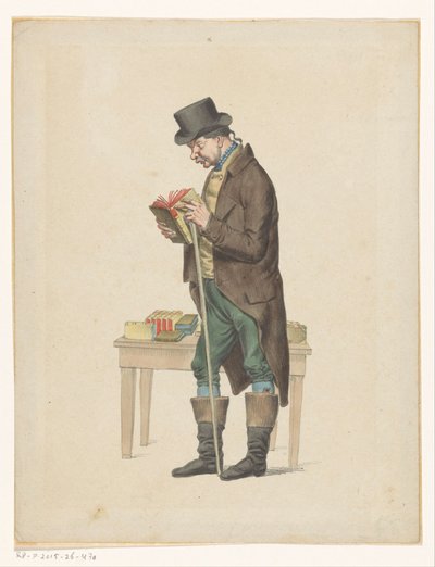 Lesender Mann von Anonymous