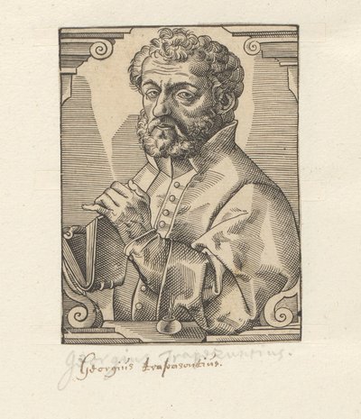 Porträt von Georg von Trapezunt von Anonymous