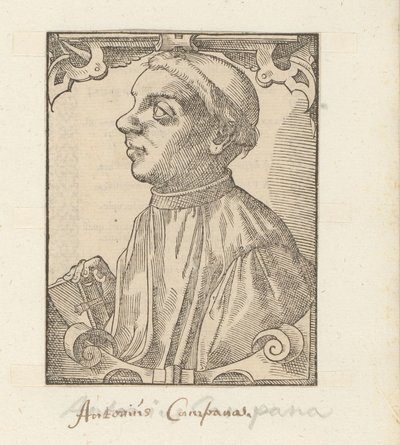 Porträt von Giovanni Antonio Campani von Anonymous