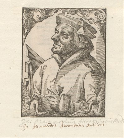Porträt von Johannes Manardi von Anonymous