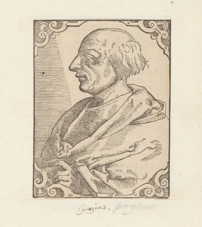 Porträt von Poggio Bracciolini von Anonymous