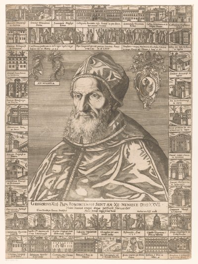 Porträt von Papst Gregor XIII. von Anonymous