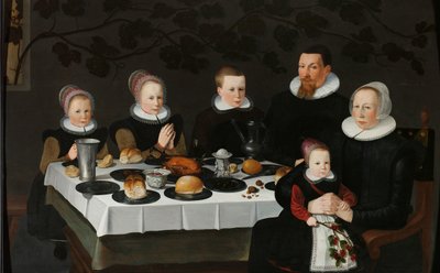 Wohlhabende calvinistische Familie von Anonymous