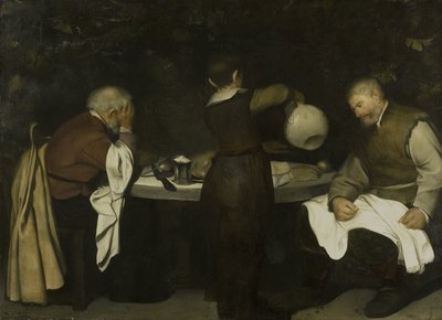 Das Abendmahl in Emmaus von Anonymous