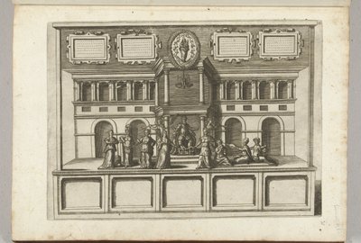Szene mit Tugenden und Lastern, 1594 von Anonymous