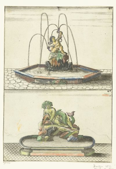 Zwei Brunnen übereinander von Anonymous