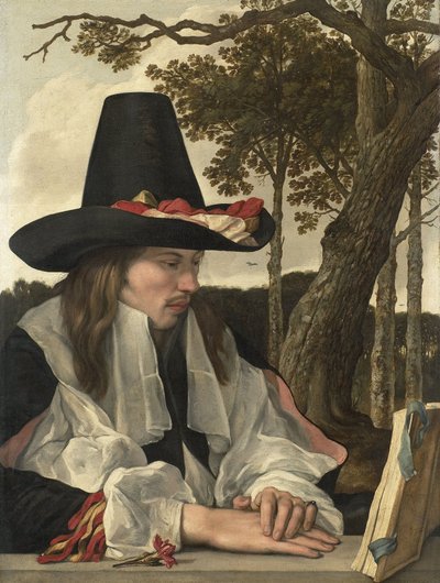 Ein Mann liest, ca. 1660 von Anonymous Anonymous
