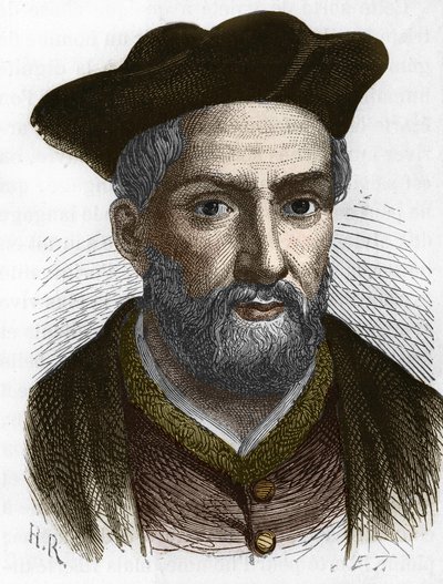 François Rabelais (1495-1553), französischer Schriftsteller. von Anonymous Anonymous