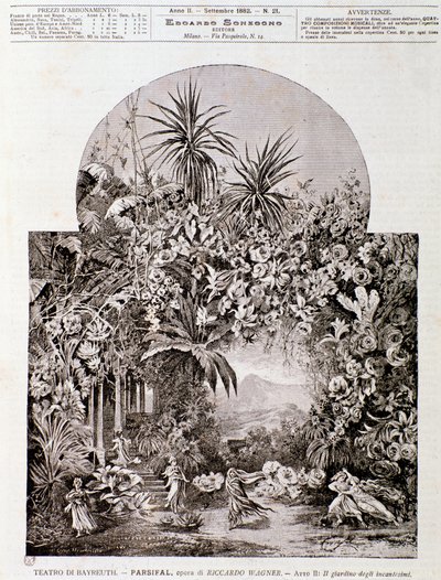 Illustration für Parsifal von Wagner von Anonymous Anonymous