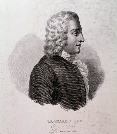 Porträt von Leo Leonardo (Gravur) von Anonymous Anonymous