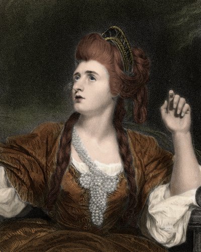 Porträt von Sarah Siddons von Anonymous Anonymous