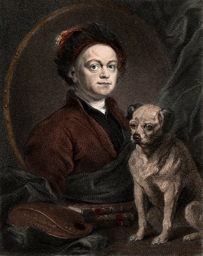 Porträt von William Hogarth von Anonymous Anonymous