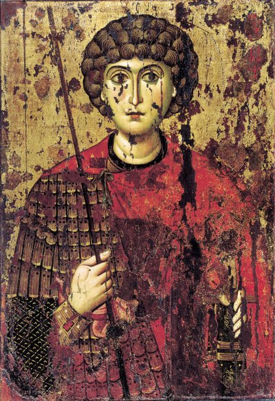 Heiliger Georg, 12. Jahrhundert von Anonymous Russian icon painter