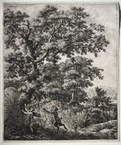 Pan und Syrinx von Anthonie Waterloo