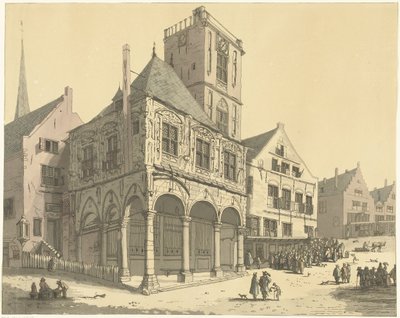 Das Alte Rathaus von Amsterdam von Anthonie van den Bos