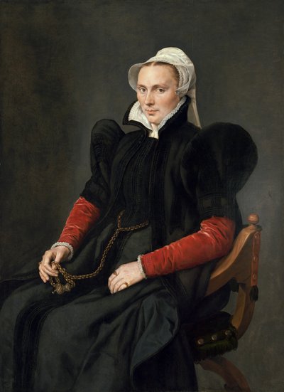 Porträt einer sitzenden Frau von Anthonis Mor