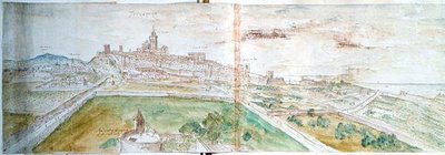 Ansicht von Tarragona von Anthonis van den Wyngaerde
